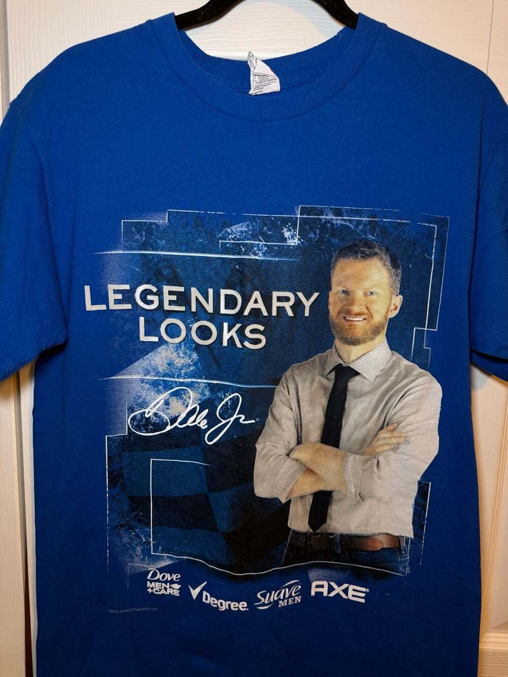 Vintage Dale Earnhardt Jr Legendary Looks Promotional T-Shirt Size M